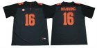 Tennessee Volunteers #16 Peyton Manning Black Nike College Football Jersey