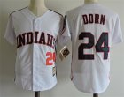 Indians #24 Roger Dorn White Movie Baseball Jersey