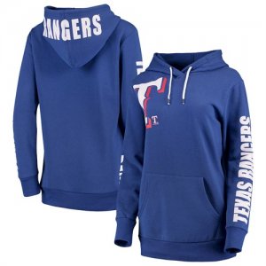 Texas Rangers G III 4Her By Carl Banks Women\'s 12th Inning Pullover Hoodie Royal