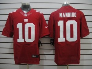 Nike NFL New York Giants #10 Eli Manning red jerseys[Elite]