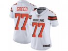 Women Nike Cleveland Browns #77 John Greco Vapor Untouchable Limited White NFL Jersey