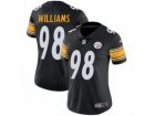 Women Nike Pittsburgh Steelers #98 Vince Williams Vapor Untouchable Limited Black Team Color NFL Jersey