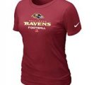 Women Baltimore Ravens red T-Shirt