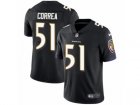 Mens Nike Baltimore Ravens #51 Kamalei Correa Vapor Untouchable Limited Black Alternate NFL Jersey