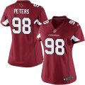 Womens Nike Arizona Cardinals #98 Corey Peters Limited Red Team Color NFL Jersey