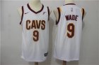 Cavaliers #9 Dwyane Wade White Nike Swingman Jersey