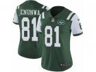 Women Nike New York Jets #81 Quincy Enunwa Vapor Untouchable Limited Green Team Color NFL Jersey