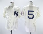 New york Yankees #5 Joe Dimaggio Cream 1939 Throwback Jersey