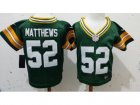 Nike Kids Green Bay Packers #52 Clay Matthews green jerseys