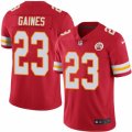 Mens Nike Kansas City Chiefs #23 Phillip Gaines Limited Red Rush NFL Jersey