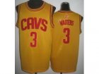NBA Cleveland Cavaliers #3 Dion Waiters yellow jerseys(Revolution 30)