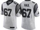 Nike Carolina Panthers #67 Ryan Kalil 2016 Gridiron Gray II Mens NFL Limited Jersey