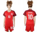 2017-18 USA 10 DISKERUD Women Away Soccer Jersey