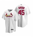 Men's Nike St. Louis Cardinals #45 Bob Gibson White Home Stitched Baseball