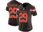 Women Nike Cleveland Browns #29 Duke Johnson Vapor Untouchable Limited Brown Team Color NFL Jersey