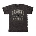Mens Vancouver Canucks Black Camo Stack T-Shirt
