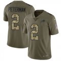 Nike Bills #2 Nathan Peterman Olive Camo Salute To Service Limited Jersey