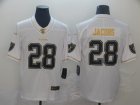 Nike Raiders #28 Josh Jacobs White Gold Vapor Untouchable Limited Jersey