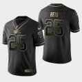 Nike Panthers #25 Eric Reid Black Gold Vapor Untouchable Limited Jersey