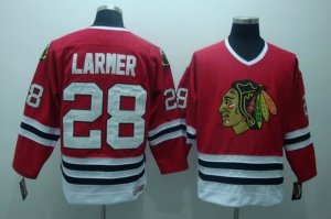 nhl chicago blackhawks #28 larmer red[ccm]