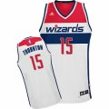 Mens Adidas Washington Wizards #15 Marcus Thornton Swingman White Home NBA Jersey