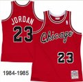 Bulls #23 Michael Jordan Red 1984-85 Hardwood Classics Mesh Jersey