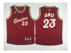 Youth nba cleveland cavaliers #23 james red[2015 Christmas edition]