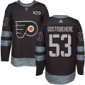 Philadelphia Flyers #53 Shayne Gostisbehere Black 1917-2017 100th Anniversary Stitched NHL Jersey