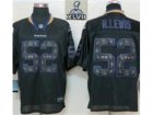 2013 Super Bowl XLVII Nike NFL Baltimore Ravens #52 Ray Lewis Lights Out Black Elite Jerseys