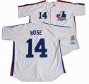 mlb Montreal Expos #14 Rose Throwback White