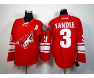 nhl jerseys Phoenix Coyotes #3 yandle red[patch A]