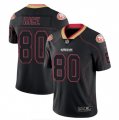 Nike 49ers #80 Jerry Rice Black Shadow Legend Limited Jersey