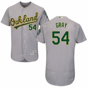 Men\'s Majestic Oakland Athletics #54 Sonny Gray Grey Flexbase Authentic Collection MLB Jersey
