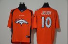 Nike Broncos #10 Jerry Jeudy Orange Vapor Untouchable Limited Jersey