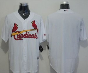 St.Louis Cardinals Blank White New Cool Base Stitched MLB Jersey
