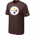 Nike Pittsburgh Steelers Sideline Legend Authentic Logo T-Shirt Brown