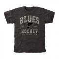Mens St. Louis Blues Black Camo Stack T-Shirt