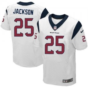 Nike Houston Texans #25 Kareem Jackson White jerseys(Elite)