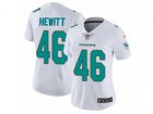 Women Nike Miami Dolphins #46 Neville Hewitt Vapor Untouchable Limited White NFL Jersey