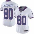 Women's Nike New York Giants #80 Phil McConkey Limited White Rush NFL Jersey