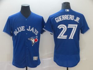 Blue Jays #27 Vladimir Guerrero Jr. Royal Flexbase Jersey