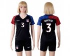 Womens USA #3 Gonzalez Away Soccer Country Jersey