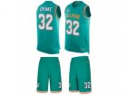 Nike Miami Dolphins #32 Kenyan Drake Limited Aqua Green Tank Top Suit NFL Jersey