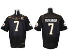 2016 Pro Bowl Nike Pittsburgh Steelers #7 Ben Roethlisberger Black jerseys(Elite)