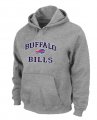 Buffalo Bills Heart & Soul Pullover Hoodie Grey
