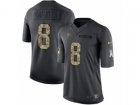 Nike Tennessee Titans #8 Marcus Mariota Limited Black 2016 Salute to Service NFL Jersey