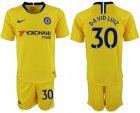 2018-19 Chelsea 30 DAVID LUIZ Away Soccer Jersey