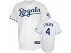 2012 MLB ALL STAR Kansas City Royals #4 Alex Gordon white