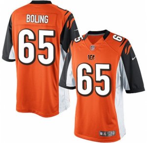 Men\'s Nike Cincinnati Bengals #65 Clint Boling Limited Orange Alternate NFL Jersey