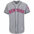 Mens New York Mets Majestic Blank Gray Fashion 2016 Mothers Day Flex Base Team Jersey